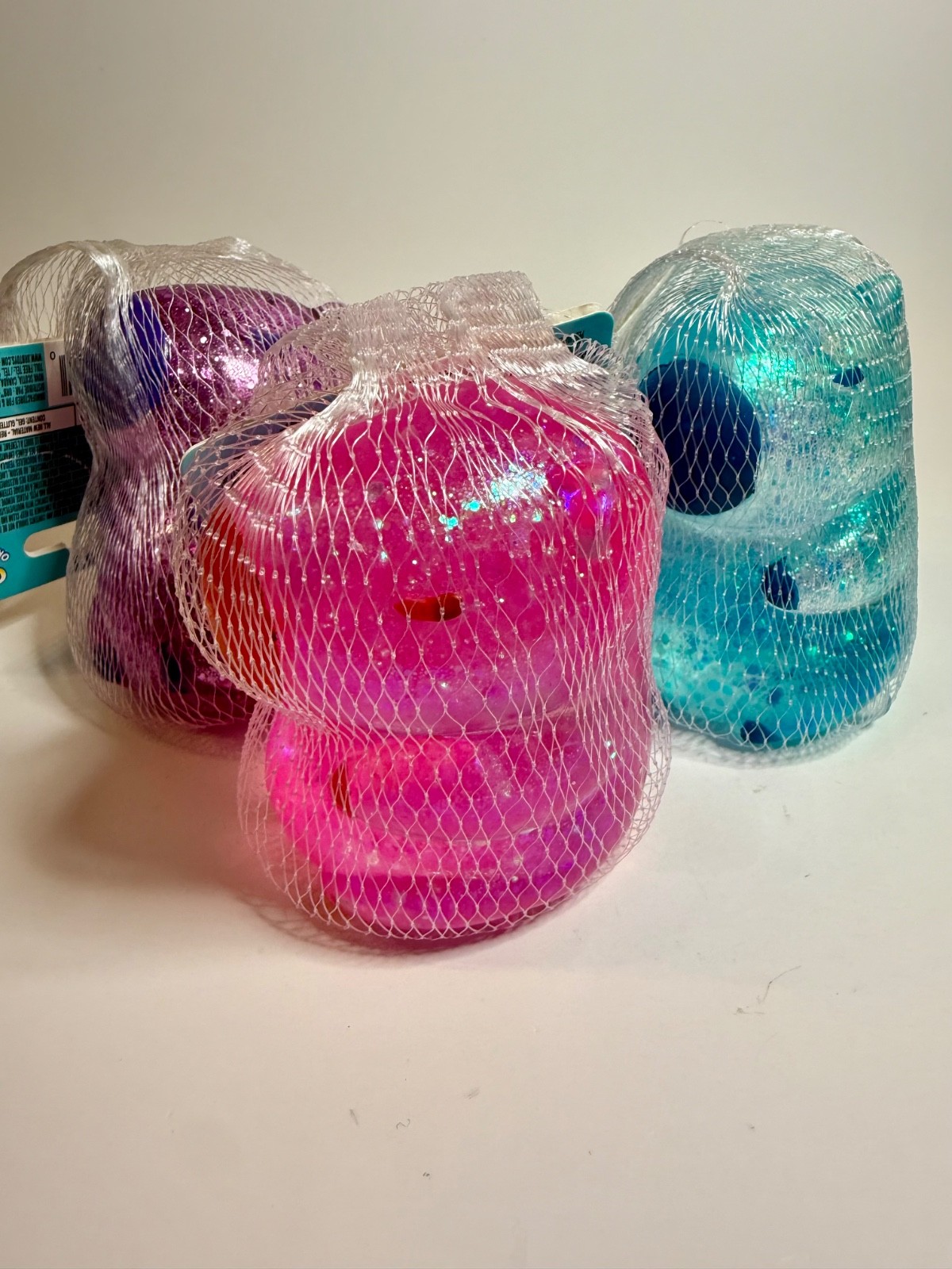 ORB Sugar Swaps CAPYBARA 🔥 LOT OF 3 – Purple, Pink & Blue Glitter Squishies