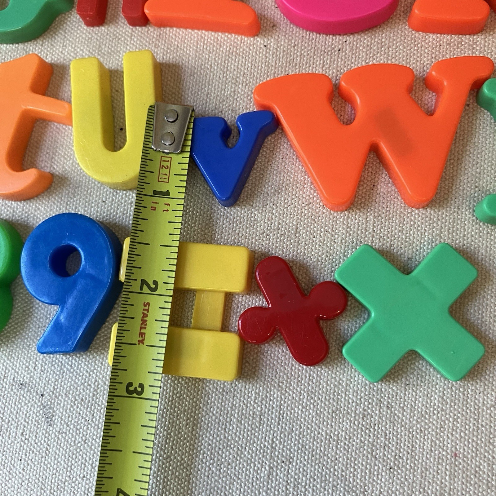 Magnetic Alphabet Letters, Shapes, Numbers Vintage & Modern – Mixed Lot Of 470