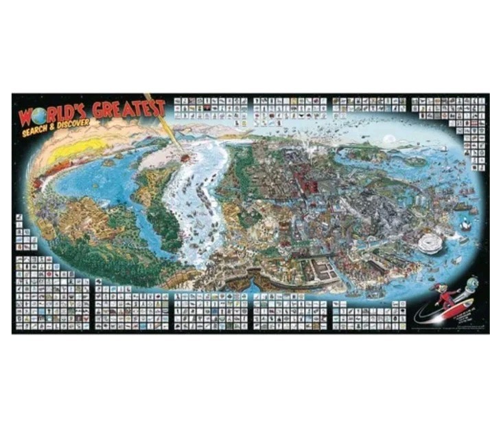World Greatests Search & Discover HUGE poster World History Edition