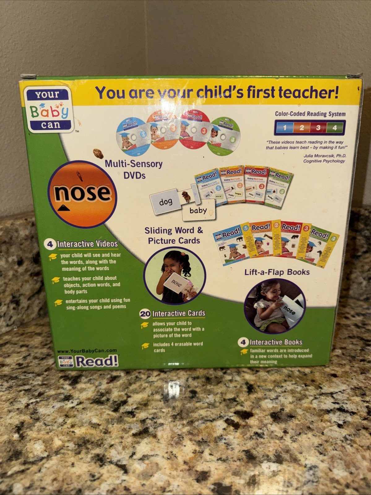 Your Baby Can Read 4-level in high demand “Retail kit Box”(limited Sale price)