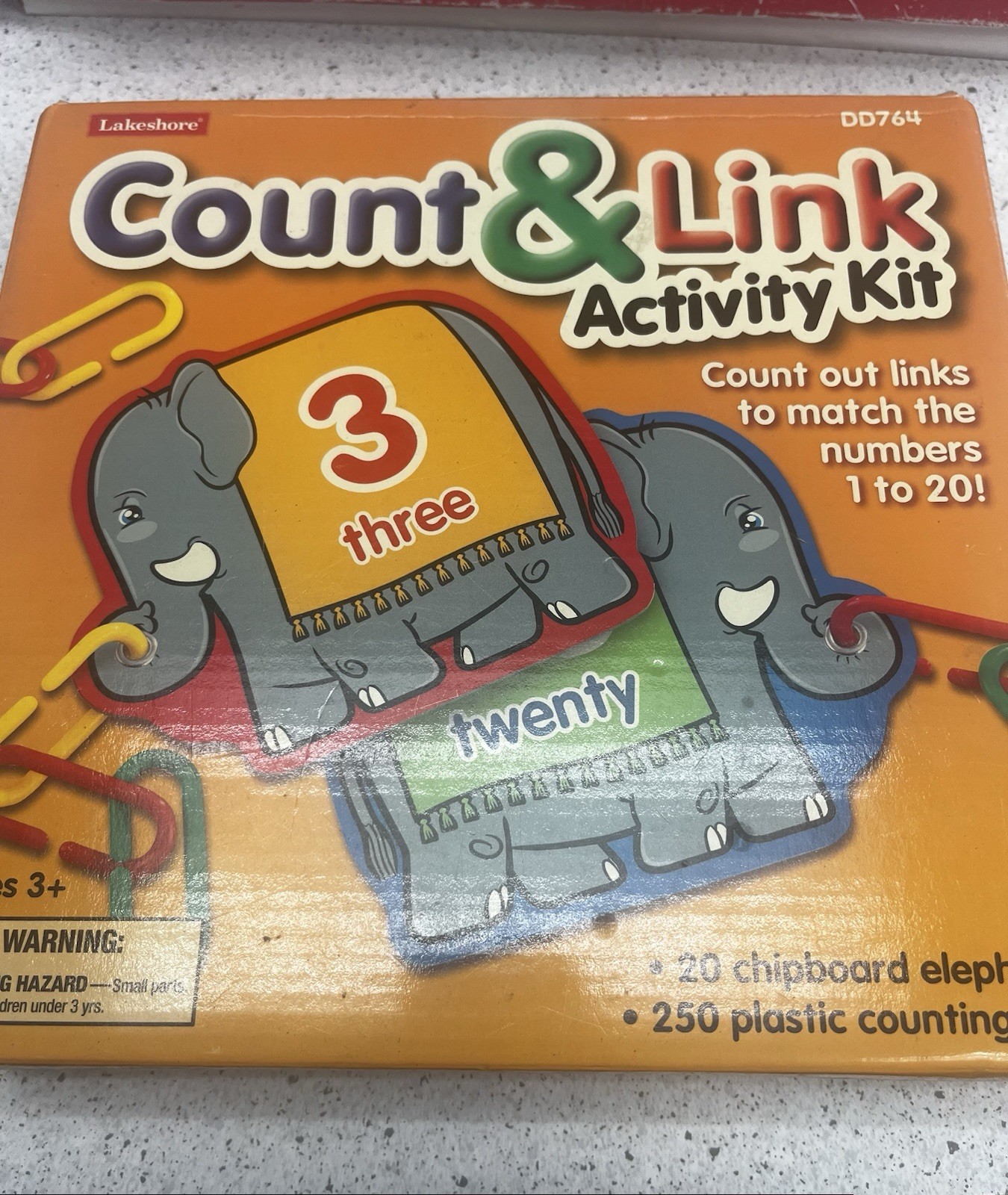 Lakeshore Count & Link Activity Kit – Tactical Activity For Hands-on Learners