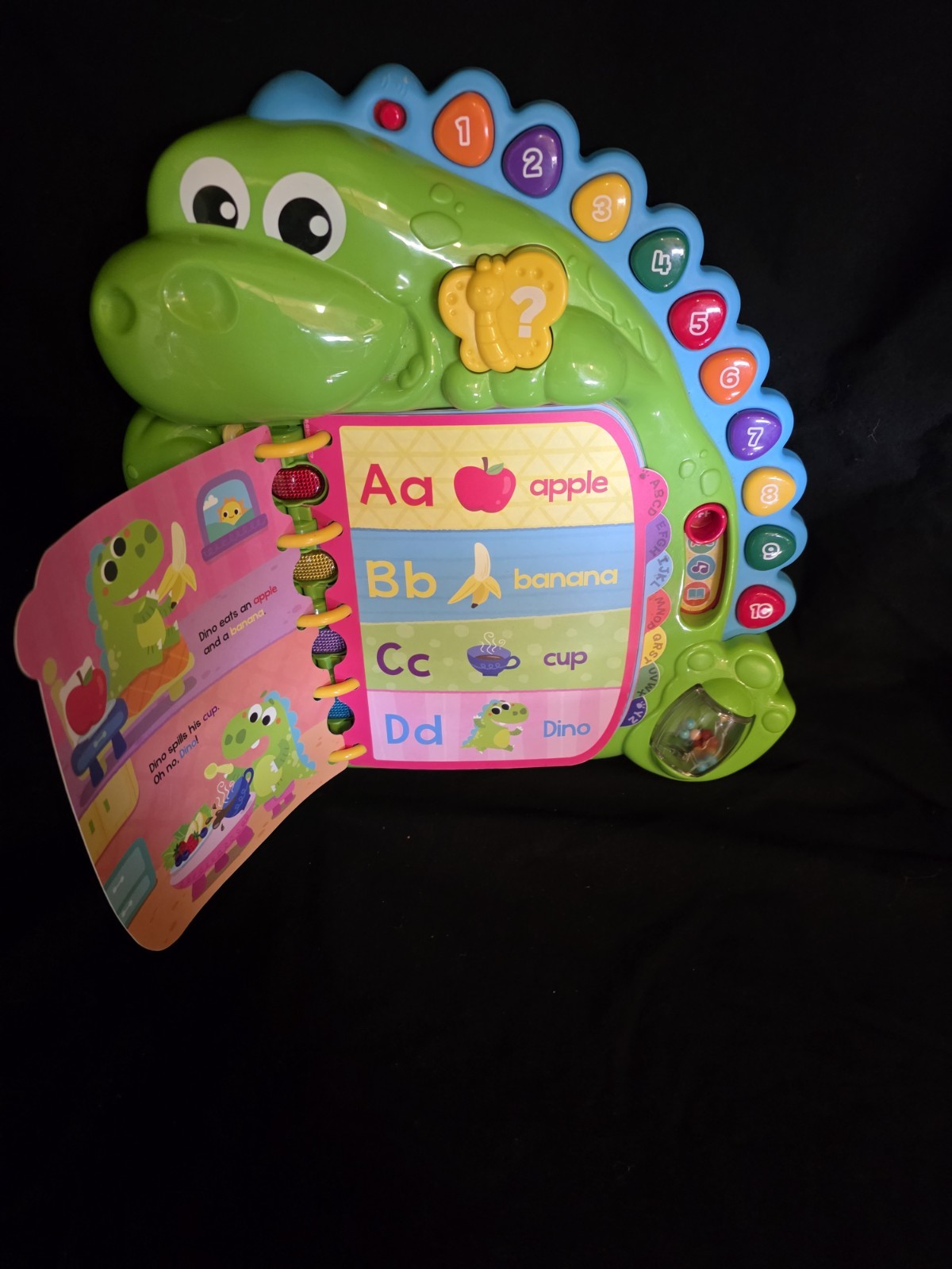 LeapFrog Dino Friends Delightful Day Book – 16 Interactive Pages, Educational
