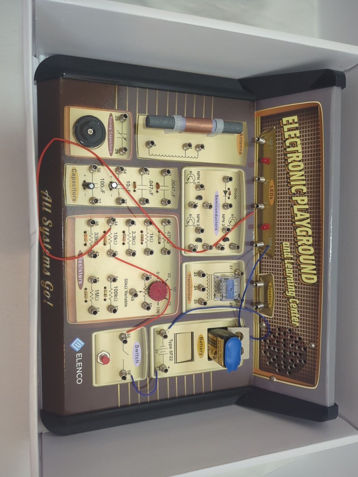 Elenco Electronic Playground And Learning Center 60-in-One Experiments Used