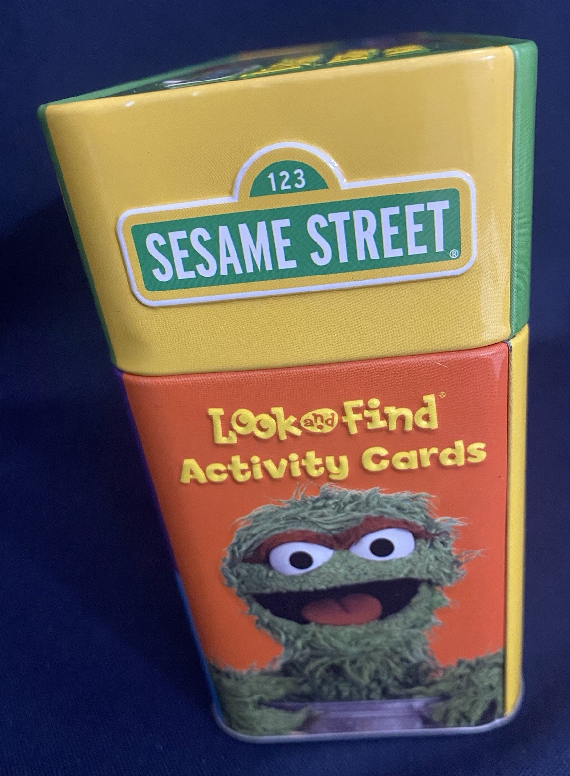 Sesame Street Look And Find Activity Cards Tin Set From PI Kids
