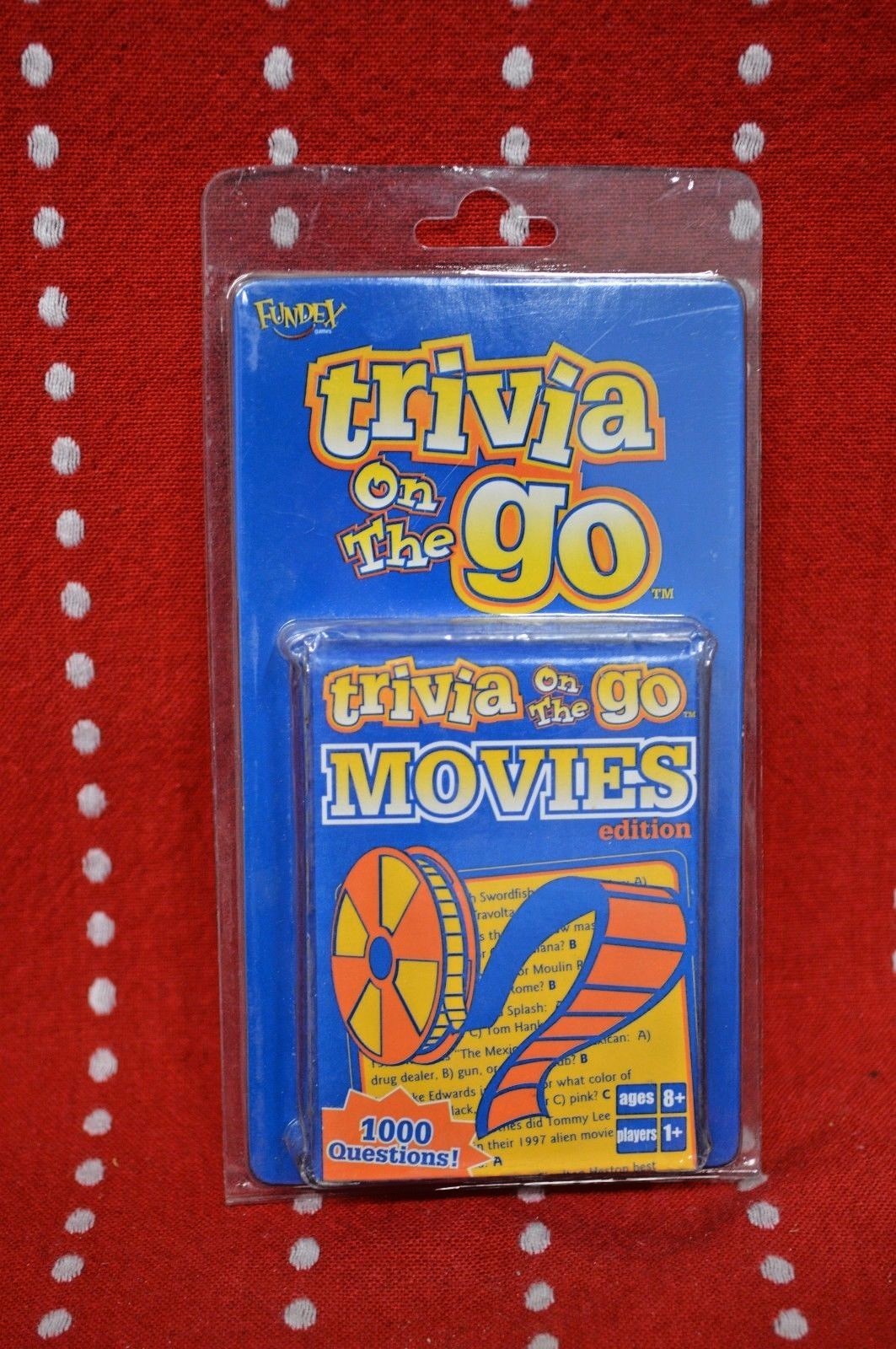 U PICK TRIVIA On The GO SPORTS Movies TV 1000 Questions Ages 8+ Travel Family