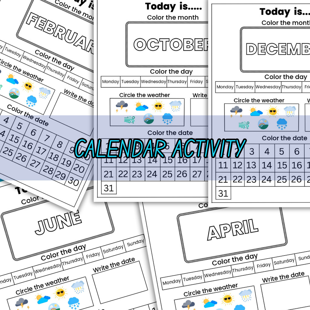 Weather & Seasons Activities for Kids – Printable worksheets