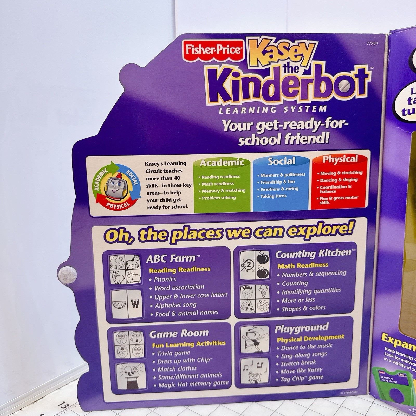 Fisher-Price Kasey the Kinderbot Learning System interactive Teaching Robot New