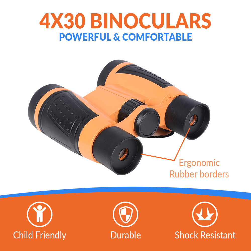 8 in 1 Nature Exploration Toys Outdoor Kit For Young Kids Binoculars Flashlight