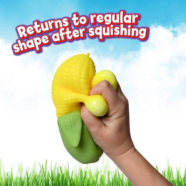 Sunny Days Jumbo Squeezy Sweet Corn 🌽 TikTok Squishy Stress Toymendous New