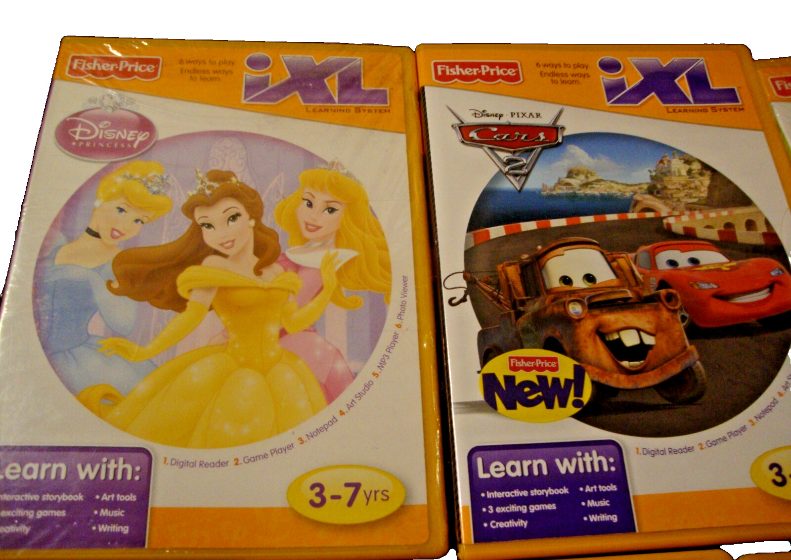Fisher-Price iXL Learning System Software 5 Disc Lot (3-7 years) Interactive L1