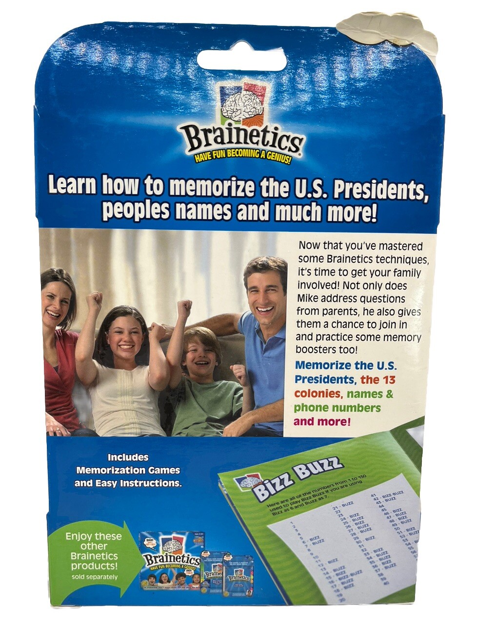 BRAINETICS Have Fun Becoming A Genius! DVD More Cool Memory Tricks Ages 9-99!