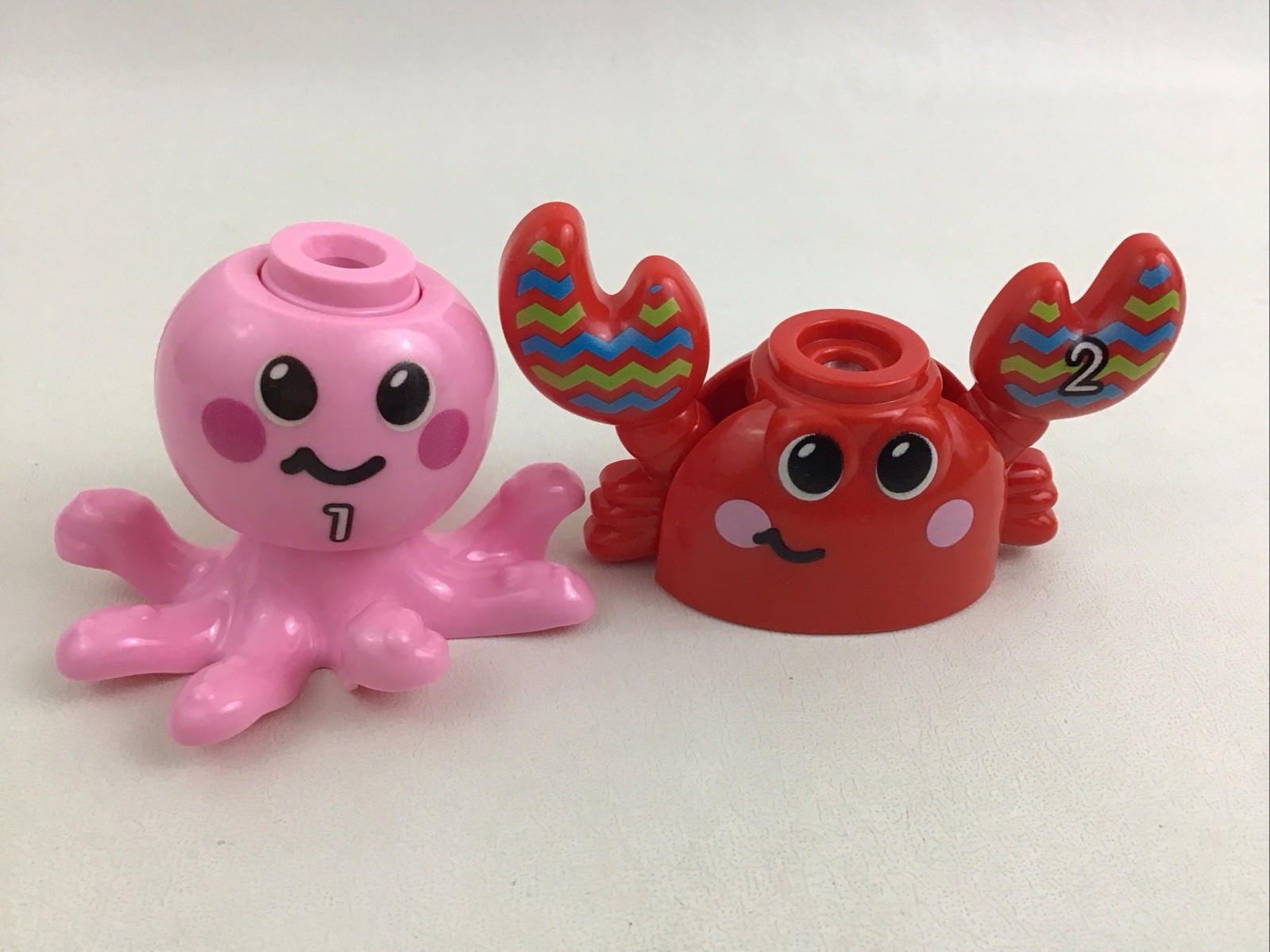 VTech Jiggle & Giggle Fishing Set Replacement Pieces Crab Octopus Seahorse Shark