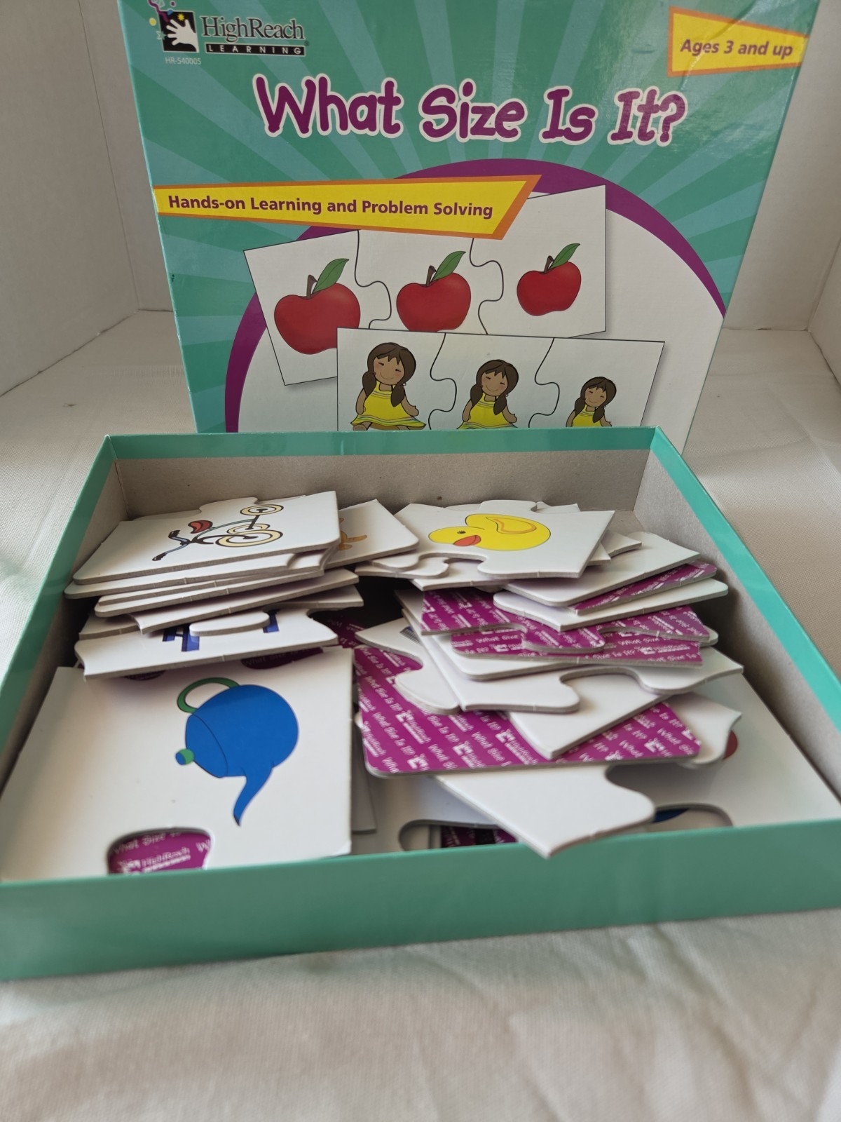 High Reach Learning What size is it Puzzle Ages 3 and Up