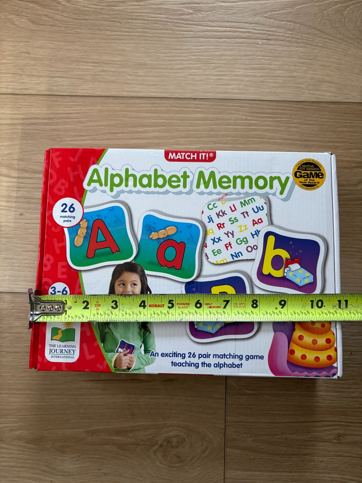 The Learning Journey Match It! Alphabet Memory Game 26 Pairs Preschool Ages 3-6