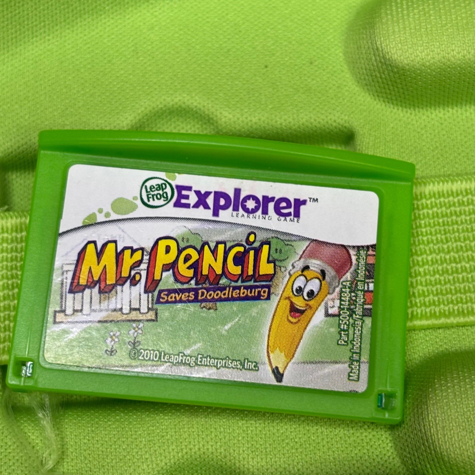 LeapFrog LeapPad Explorer Accessories Case Skin 6 Games Stylus No Tablet Green