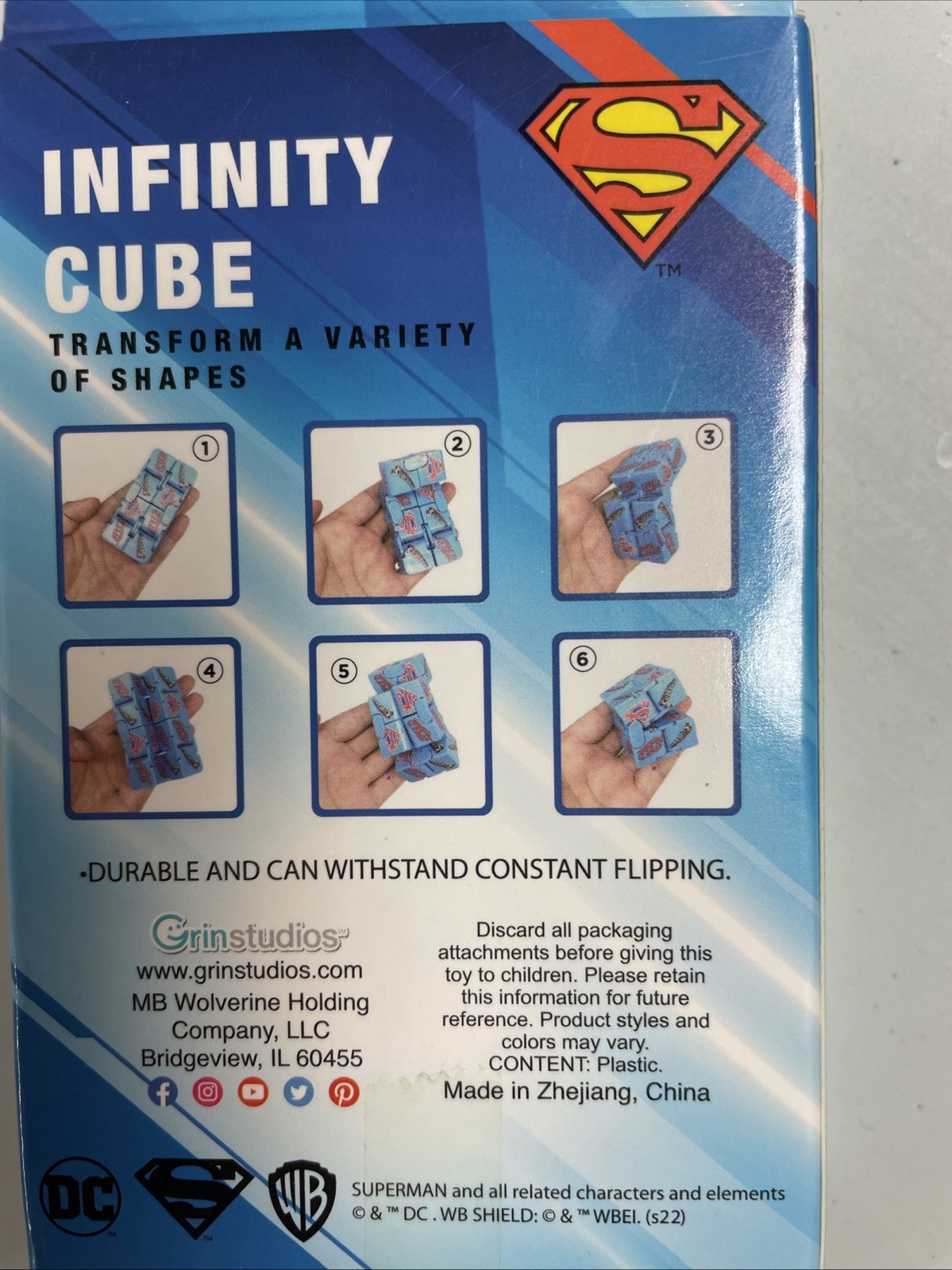 Dc Infinity Cubes 6 Pk.