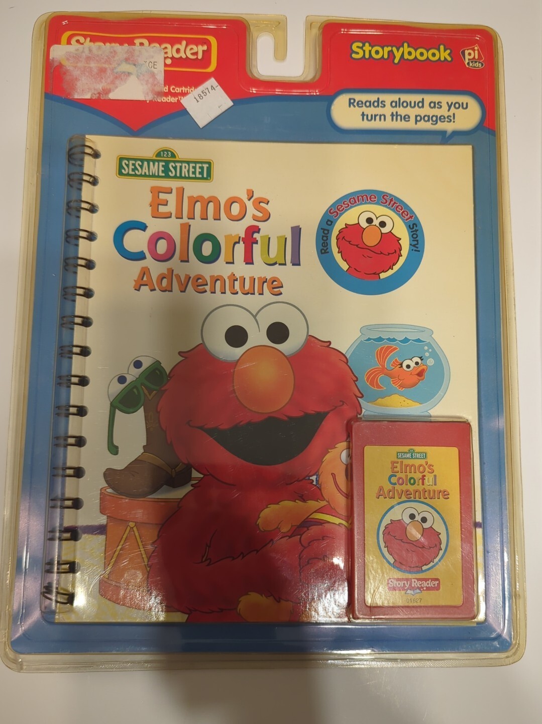 Elmo’s Story Reader Colorful Adventure Storybook and Cartridge Unopened pi kids