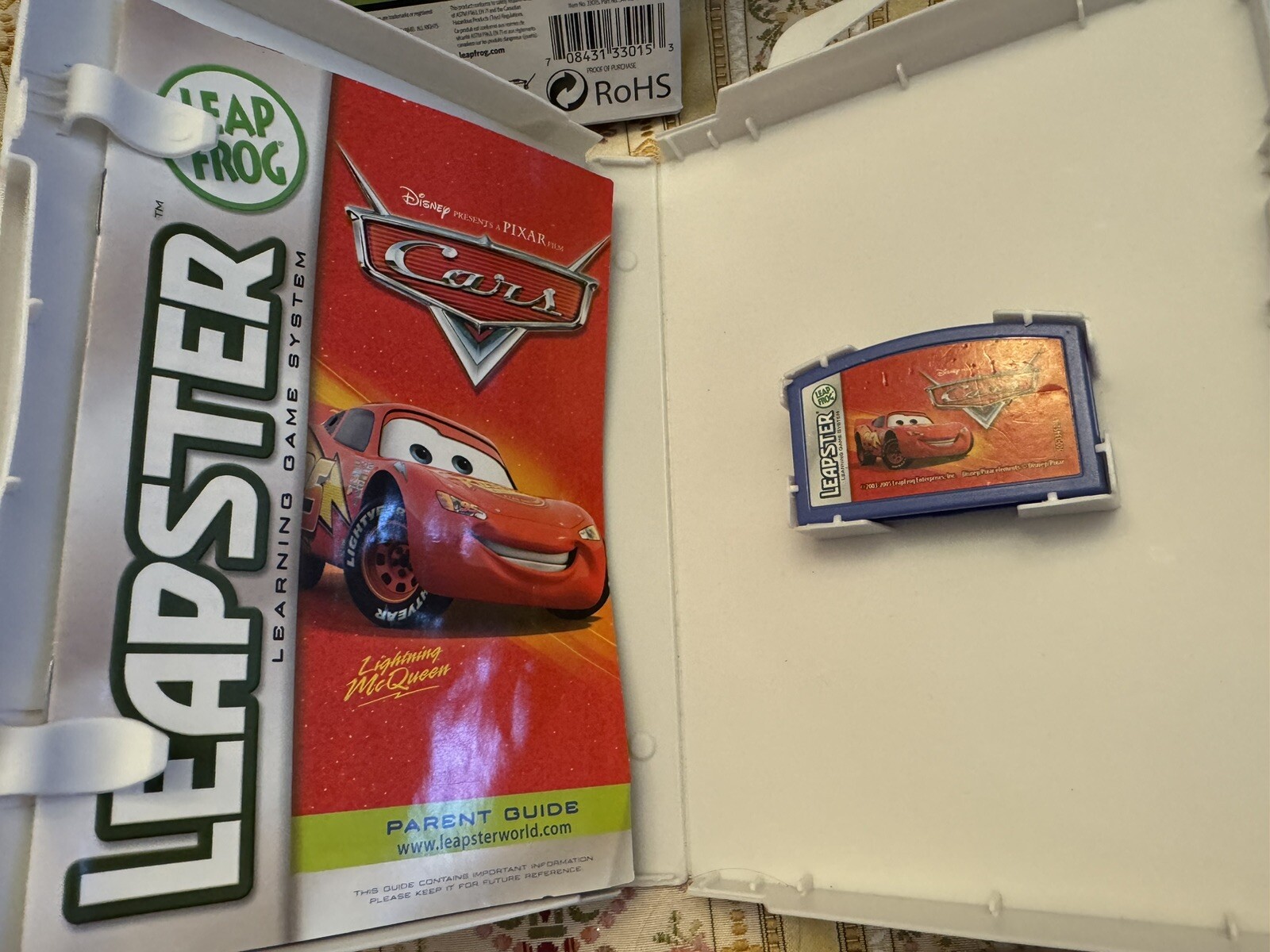 Leap Frog Leapster Learning System Game Cartridges LOT of 8 Cars Star Wars