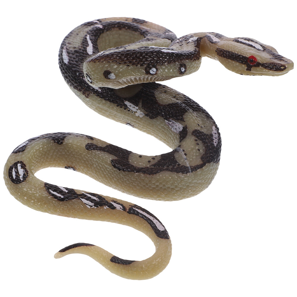 Fake Rattlesnake Python Model Big Realistic Snake Simulation Python Model Toy