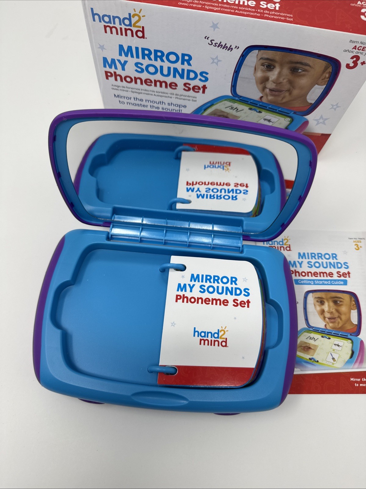 hand2mind Mirror My Sounds Phoneme Set, Phonemic Awareness, Phonics Games