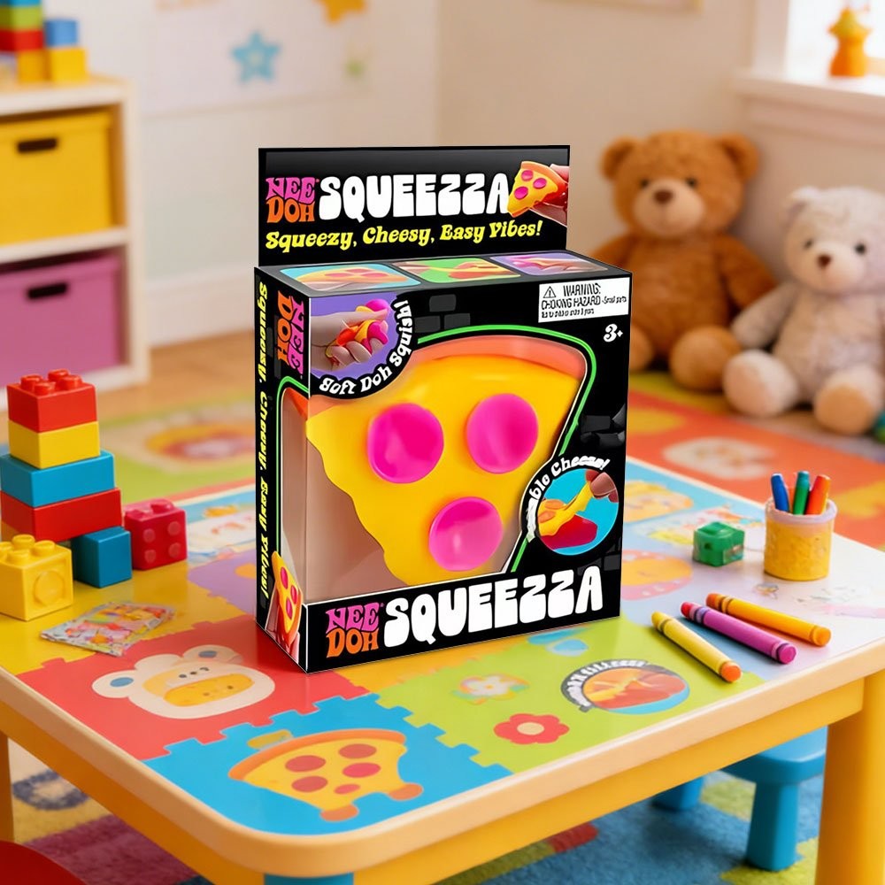 Squeezza Pizza Brand New Rare Stress Toy Fidget Toy pizza JQ