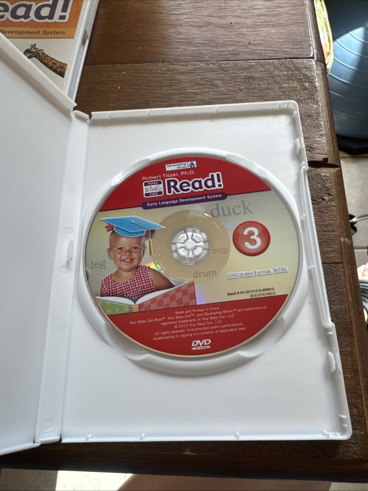 Baby’s First Teacher Early Learning Development System 4 DVDs