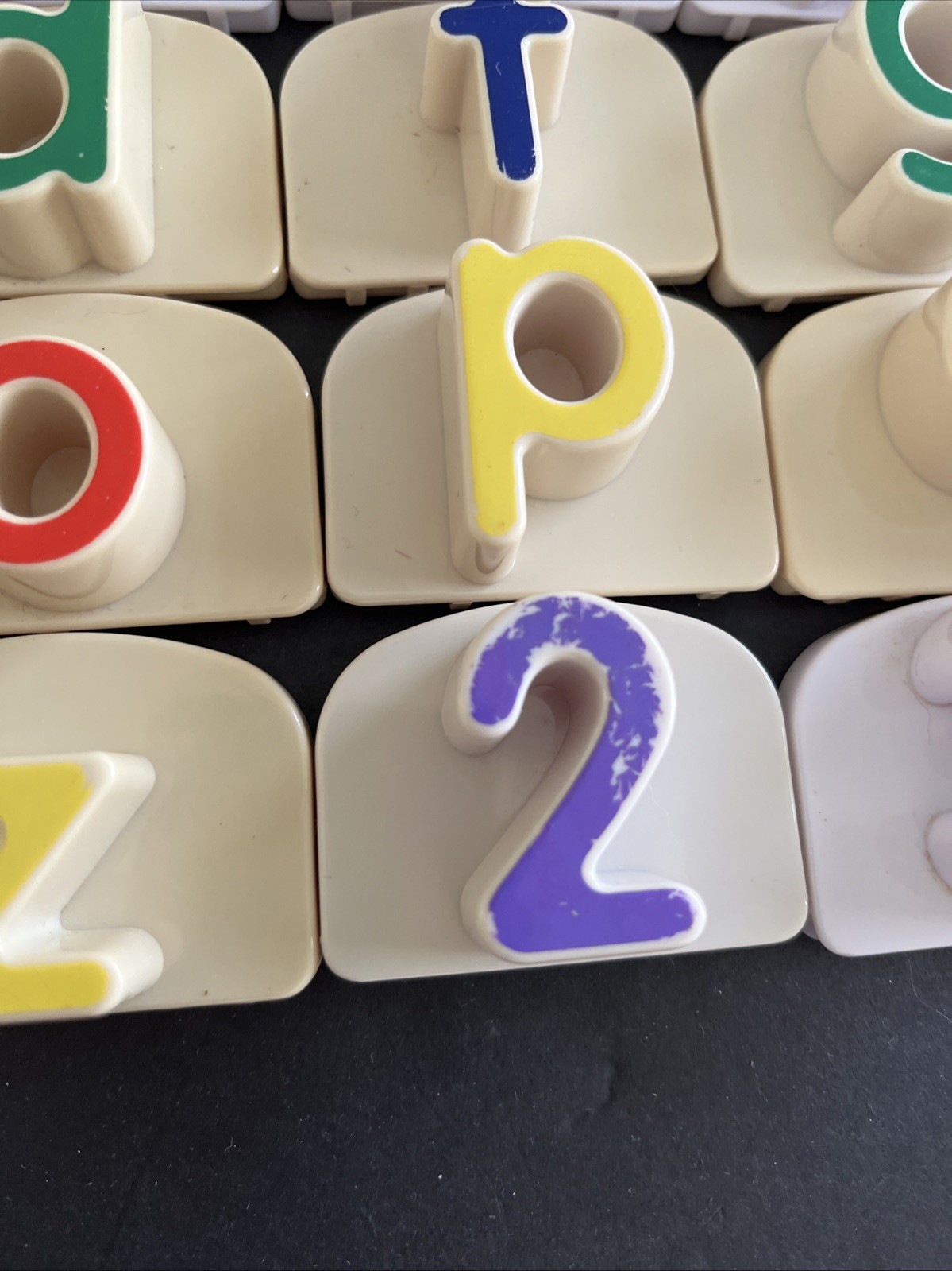 Leap Frog WORD WHAMMER Fridge Magnet Phonics Set Alphabet 91 Letters 6 Numbers