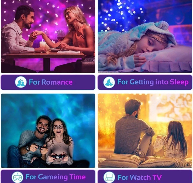 Calming Sensory Lights, Sensory Toys for Kids with Autism, Ocean Light Projector