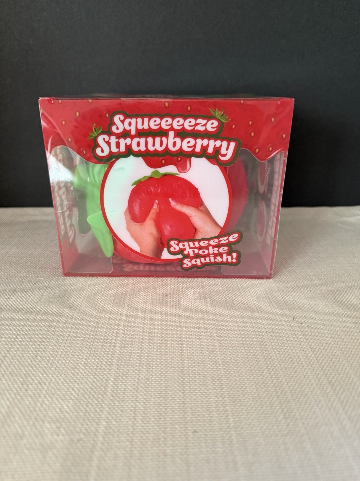 Sunny Days Jumbo Squeezy Strawberry Squishy Toy Stress Relief Sensory Fun