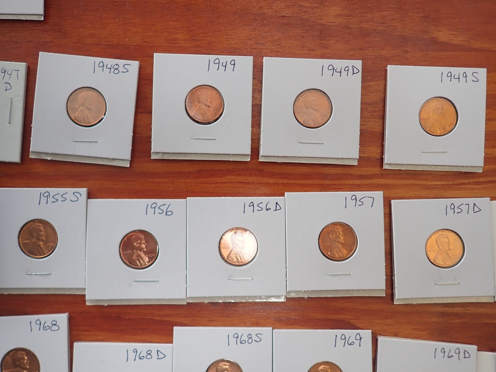 🔥 BU RED Lincoln Penny, Wheat Cent 1909 to 1974 Collection Sale You Choose !