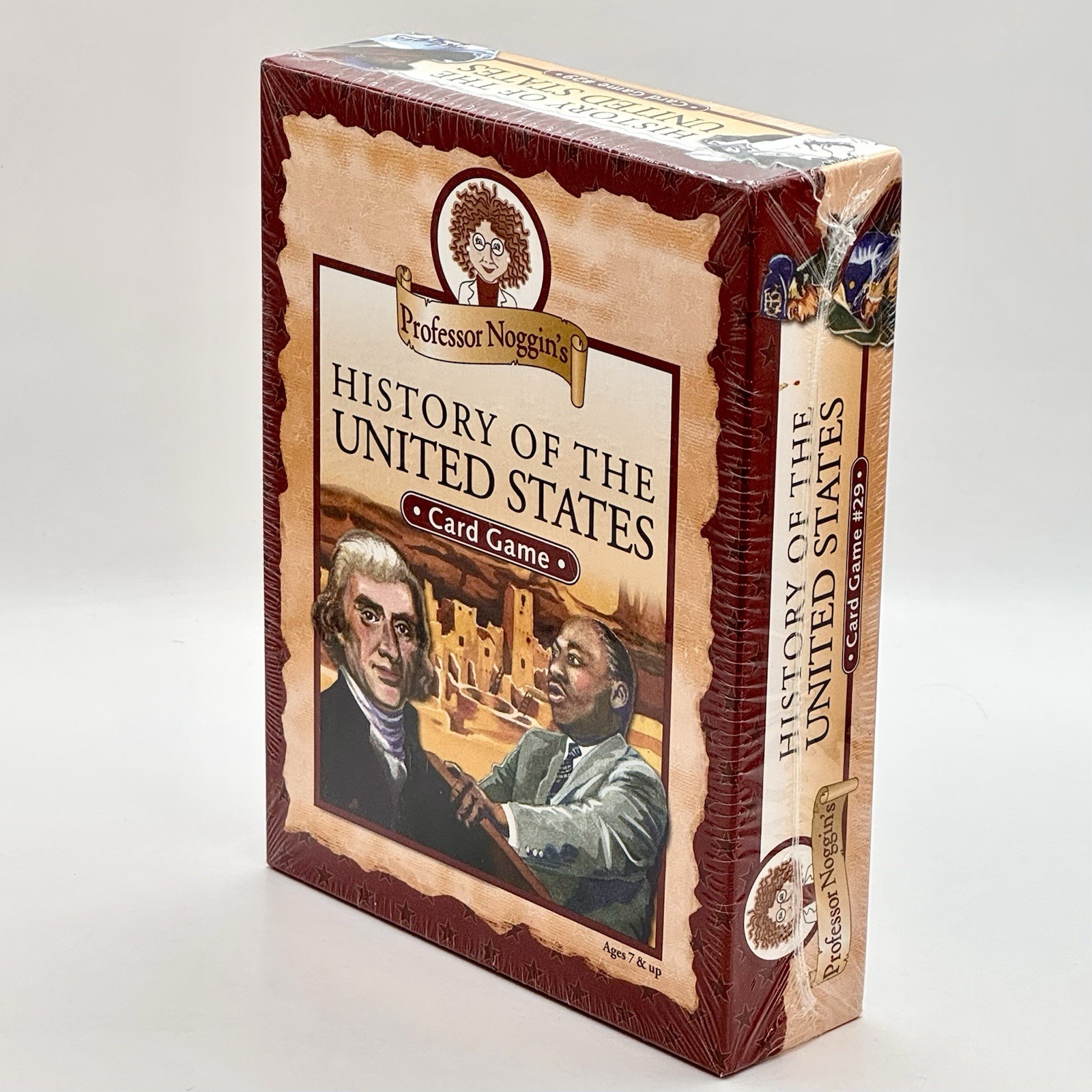 Professor Noggin History of the United States Card Game Outset Media NEW