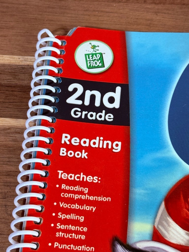 LeapFrog LeapPad Cat in the Hat 2nd Grade Reading Book Cartridge Dr Seuss