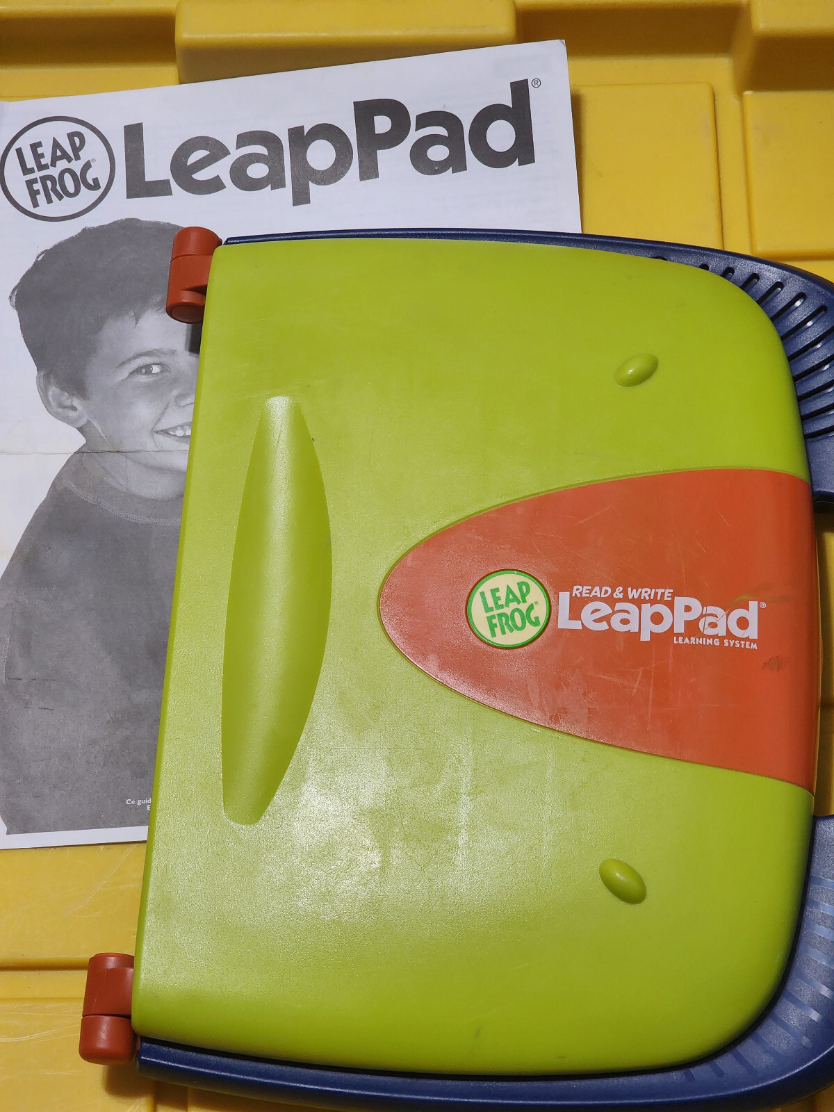 🌈 A66~Leap Frog Leap Pad PLUS WRITING #30467 PLUS 3 Cartridges/3 Books Instruct