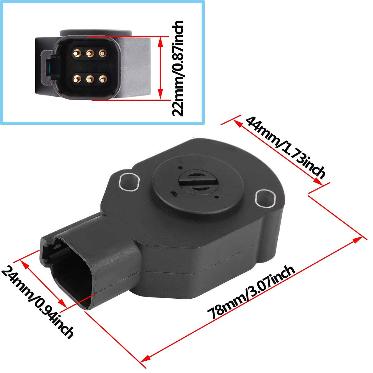3970085 Throttle Position Sensor TPS APPS,Fit for 1998-2004 Dodge Ram 2500…