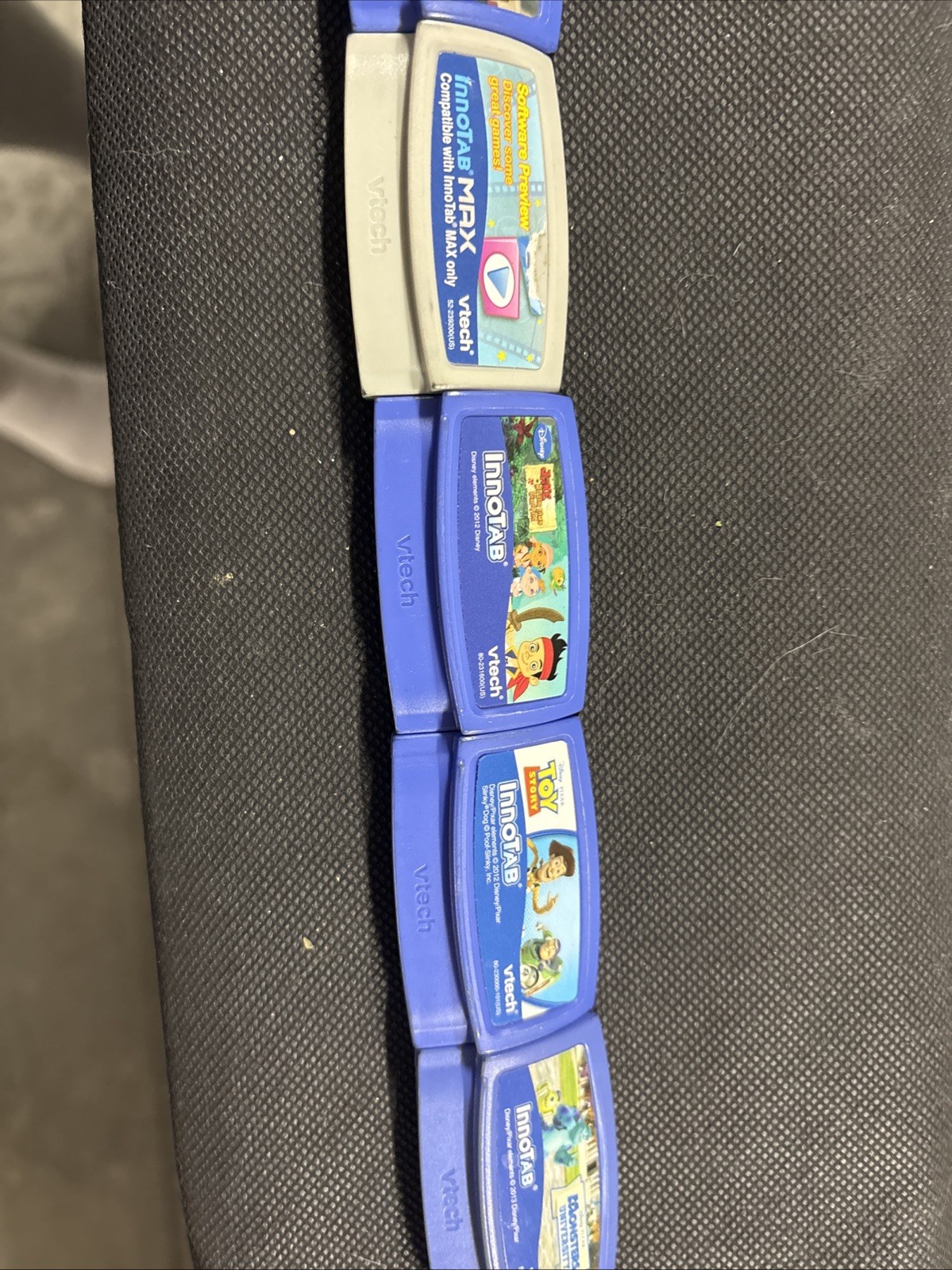 Innotab Vtech Game Lot Mikey Mouse, Monsters University, Cars, Etc