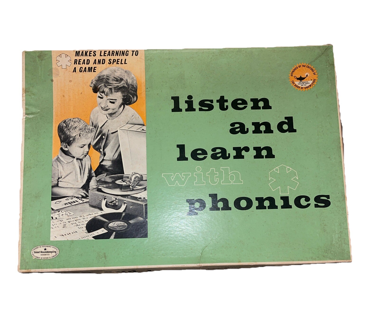Vintage Listen & Learn With Phonics Good Housekeeping 1960s Records Game