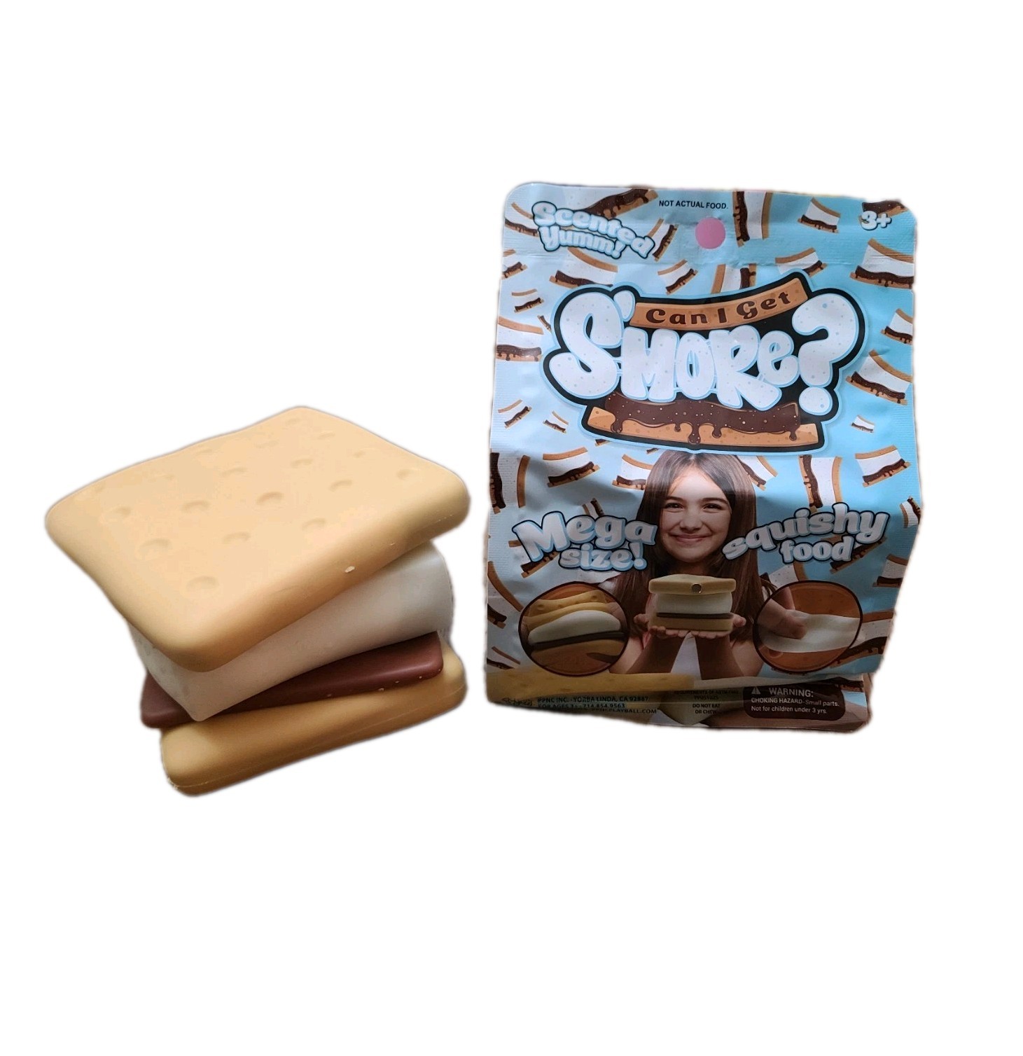 Squishy Food Toy Mega Size S’more Scented – 1X Brand New unopen – Sample Shown