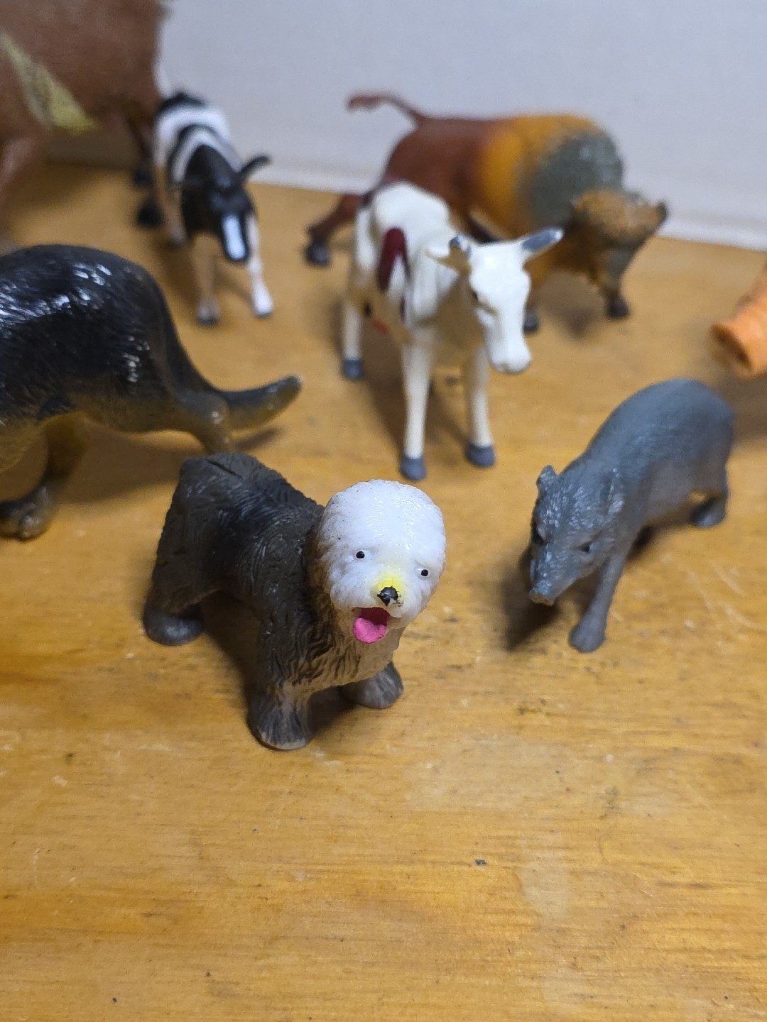 Assorted Lot 12 plastic Animals Farm Toys Figures Figurines Mixed Variety