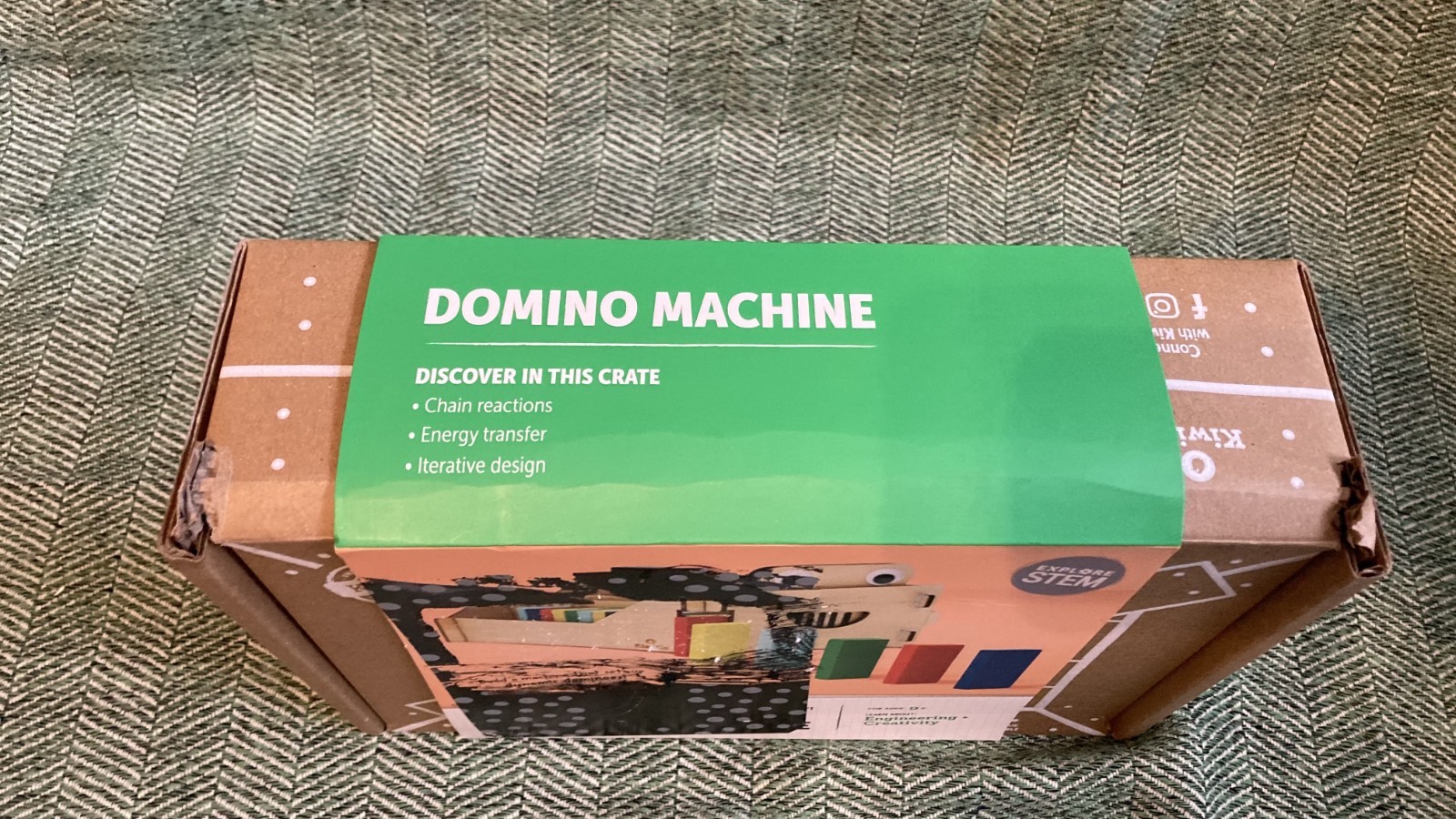 KiwiCo Tinker Crate Domino Machine | STEM Engineering Kit Ages 9+ | Unused