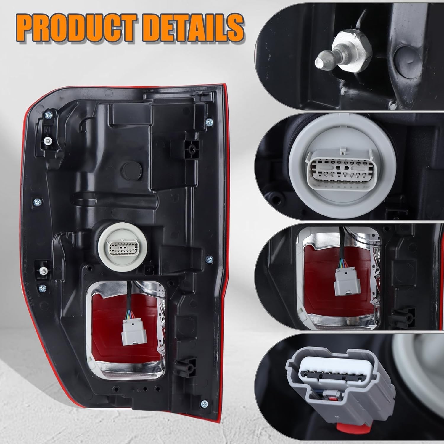 LED Type Tail Light Compatible With 2019-2022 Ford Ranger Rear Lamp w/Blind S…