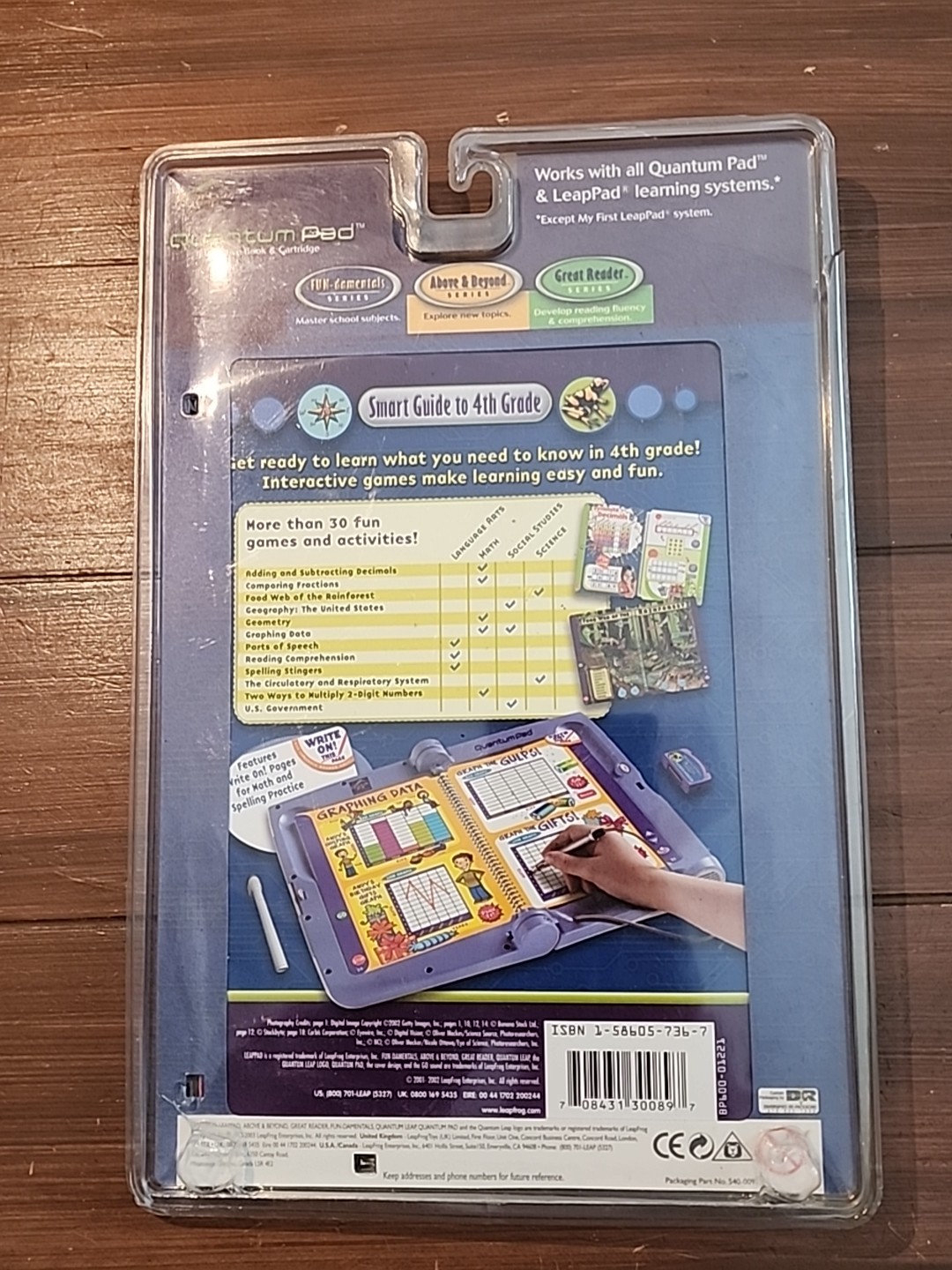 Quantum Pad Smart Guide to 4th & 5th Grade Series Book Cartridge Learning System