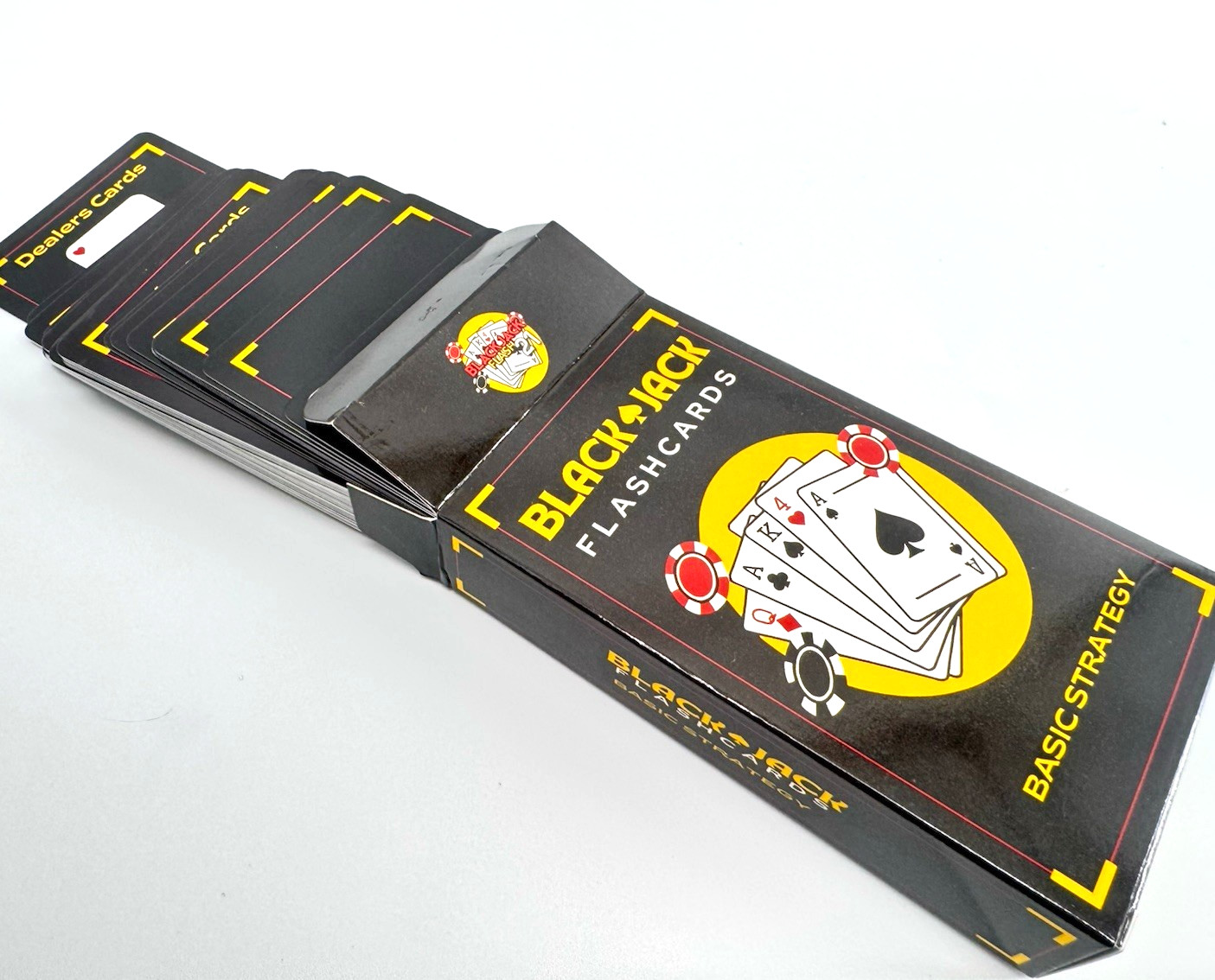 Blackjack Basic Strategy Flashcards for Beginners Casino Game Learning Cards NEW