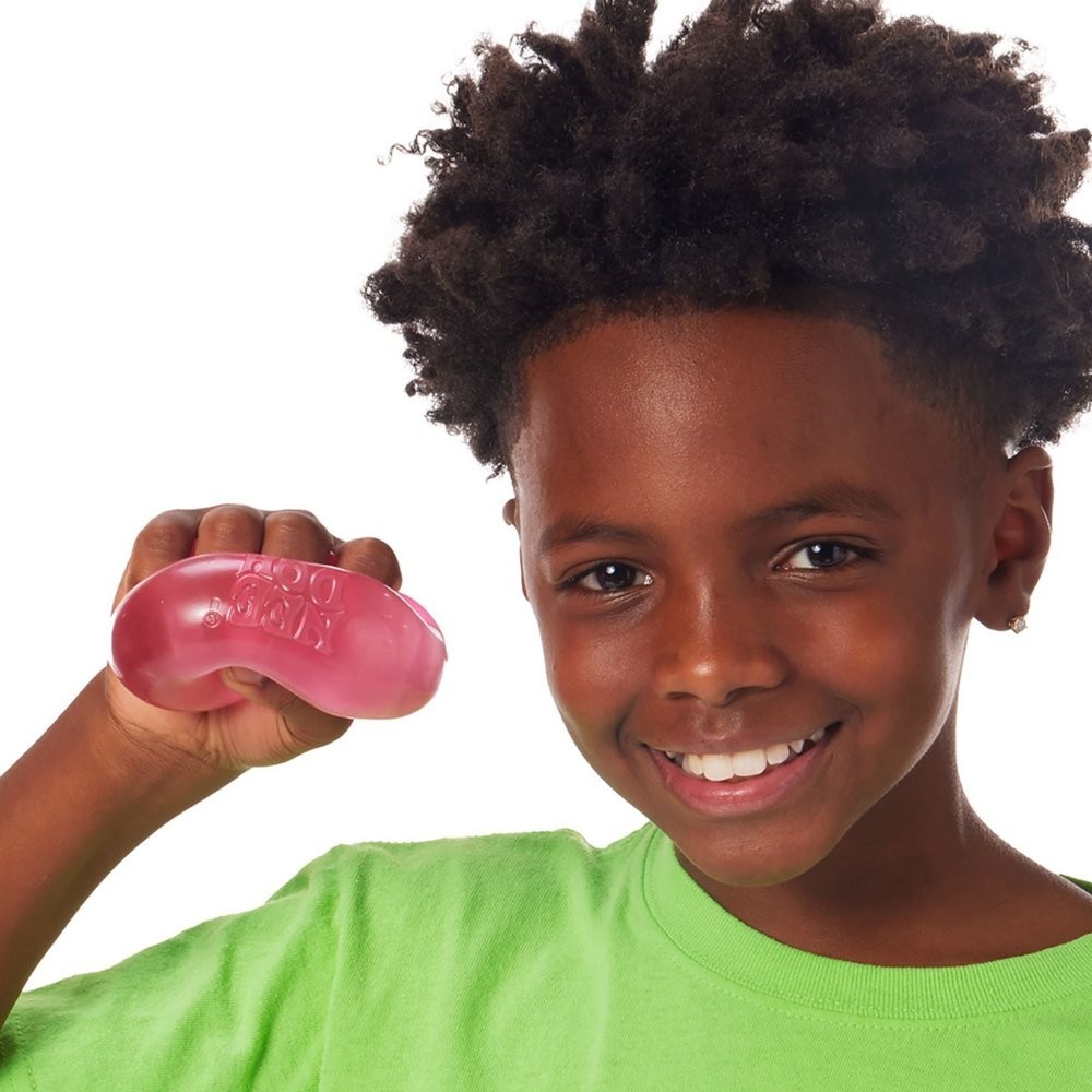 Schylling NeeDoh Nice Cube PINK Sensory Squeeze Toy with Super Solid Squish