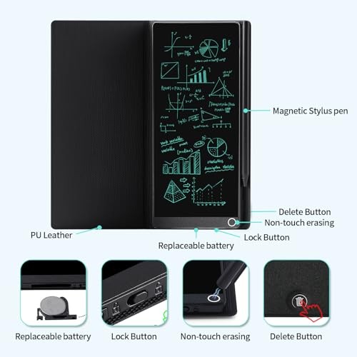 6.5inch Digital Notepad Portable Mini LCD Writing Tablet Electronic Notebook