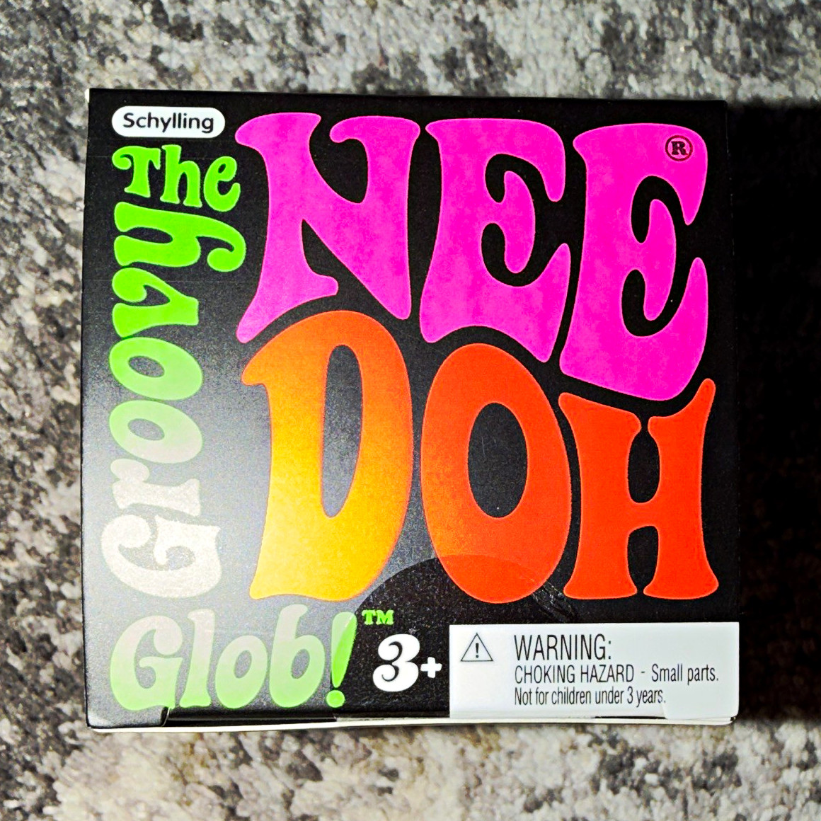 Schylling Groovy Nee-Doh Glob Tactile Squeeze Toy, Green, Ages 3+ (2018)