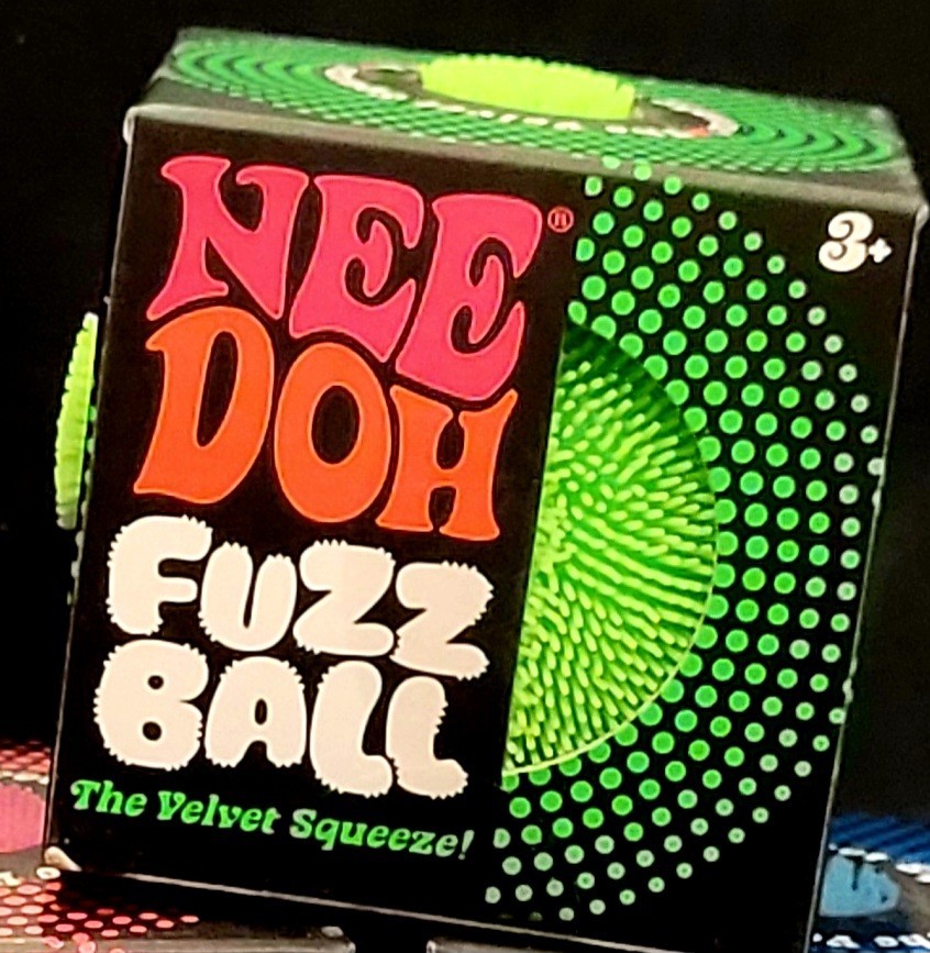 NEE-DOH FUZZ BALL The Velvet Squeeze, All 5 Colors Available 💚🧡💙$15 EACH