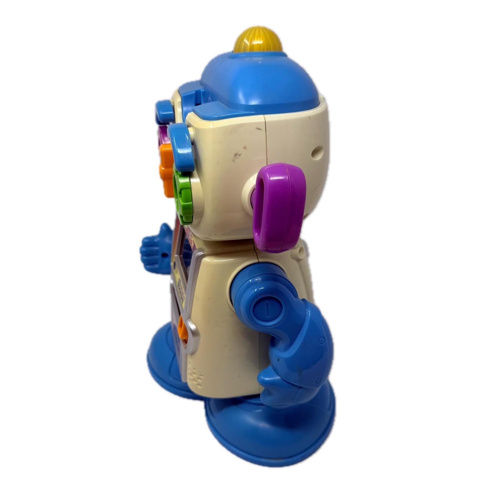 VTech Cogsley Learning Robot Interactive Educational Toy Blue Cream UNTESTED