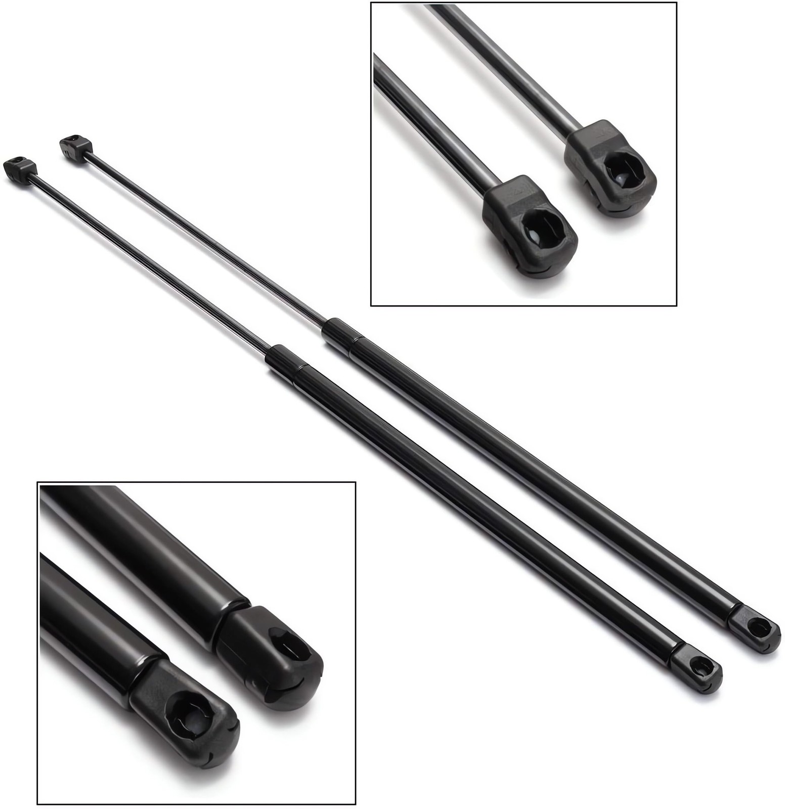 Qty(2) Font Hood Lift Supports Shocks Struts 4364 for 2002-2010 Dodge Ram 150…