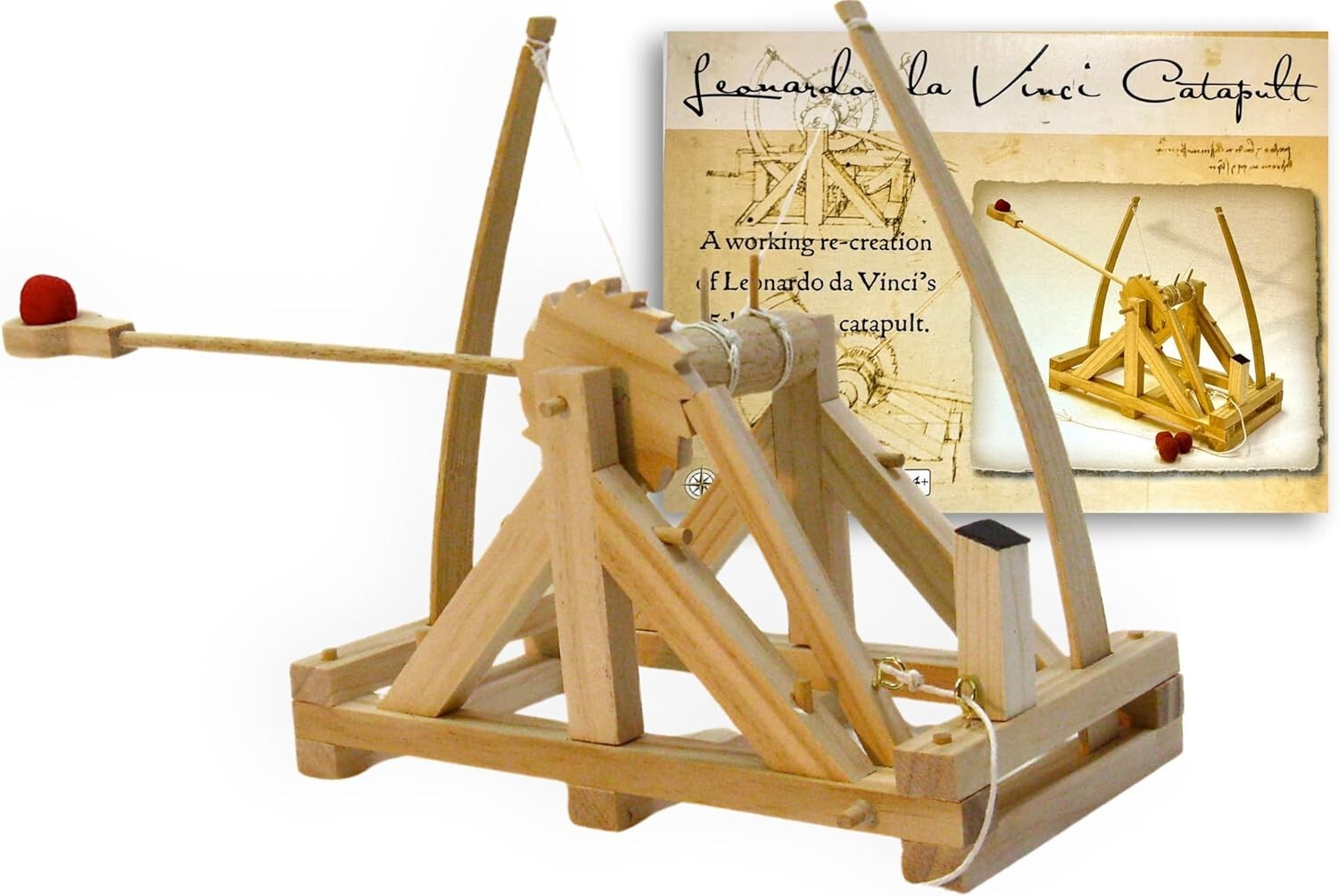 High Power Catapult Leonardo da Vinci Catapult Trebuchet Science Kids Age 12-14