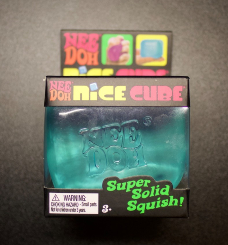 NeeDoh Nice Cube – Super Solid Squish! (Blue) – Brand New/Factory Sealed!